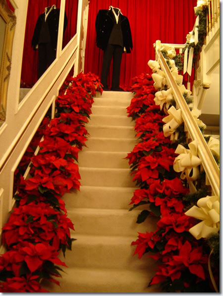 The stairs to Elvis' private private residence. Photo by Ester, an Elvis fan from Argentina.