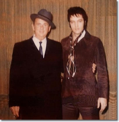Colonel Tom parker and Elvis Presley